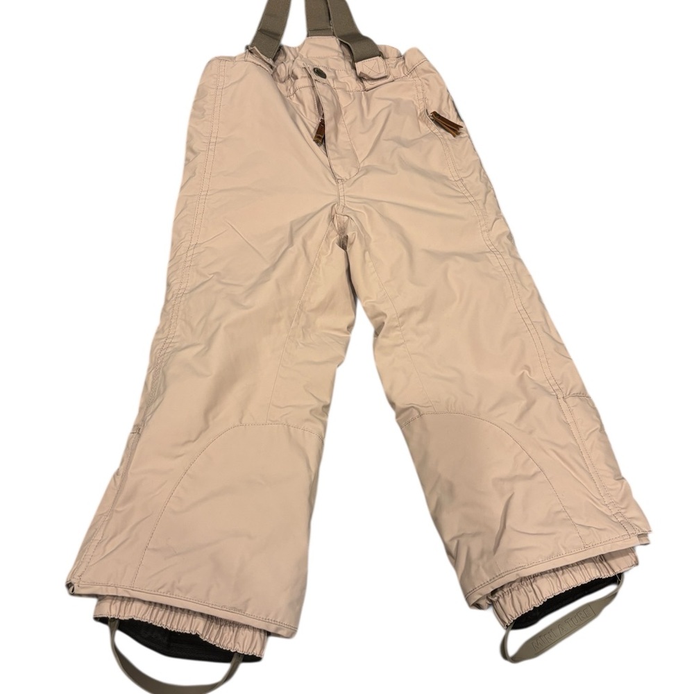 Mini A Ture Pale Pink Kids size 4 Snow Pants GUC